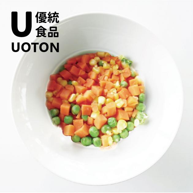 ［優統食品］冷凍三色豆-1公斤/包 1